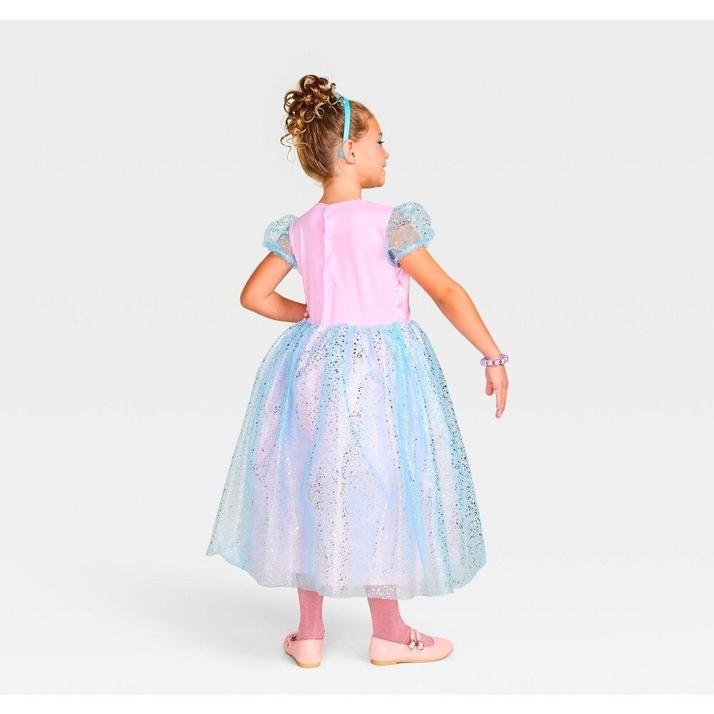 Girls Perfect Princess Halloween Costume Size M (8-10) w/ Tiara by Hyde & Eek - Picture 2 of 5